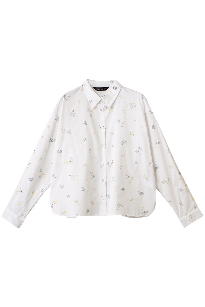 【ミズイロ インド/mizuiro ind】のsmall flower print shirt シャツ 人気、トレンドファッション・服の通販 founy(ファニー) 　ファッション　Fashion　レディースファッション　WOMEN　トップス・カットソー　Tops/Tshirt　シャツ/ブラウス　Shirts/Blouses　ロング / Tシャツ　T-Shirts　2025年　2025　2025春夏・S/S　Ss,Spring/Summer,2025　シンプル　Simple　スリーブ　Sleeve　リラックス　Relax　ロング　Long　エレガント 上品　Elegant　夏　Summer　春　Spring　S/S・春夏　Ss・Spring/Summer　 other-1|ID: prp329100004359728 ipo3291000000030474227