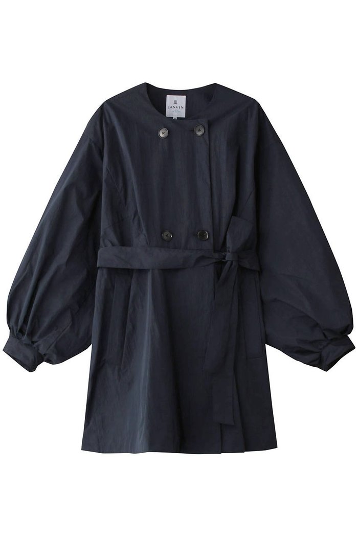 【ランバン オン ブルー/LANVIN en Bleu】のコットンタフタベルテッドコート インテリア・キッズ・メンズ・レディースファッション・服の通販 founy(ファニー) https://founy.com/ ファッション Fashion レディースファッション WOMEN アウター Coat Outerwear コート Coats タフタ Taffeta ロング Long エレガント 上品 Elegant |ID: prp329100004359730 ipo3291000000030474234