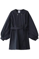 【ランバン オン ブルー/LANVIN en Bleu】のコットンタフタベルテッドコート 人気、トレンドファッション・服の通販 founy(ファニー) ファッション Fashion レディースファッション Fashion for Women アウター Coat / Outerwear Collection コート・ロングコート・ピーコート Long Coats, Peacoats & More タフタ Taffeta, Structured Fabric ロング Long, Long-Length エレガント 上品 Elegant thumbnail ネイビー|ID: prp329100004359730 ipo3291000000032926883