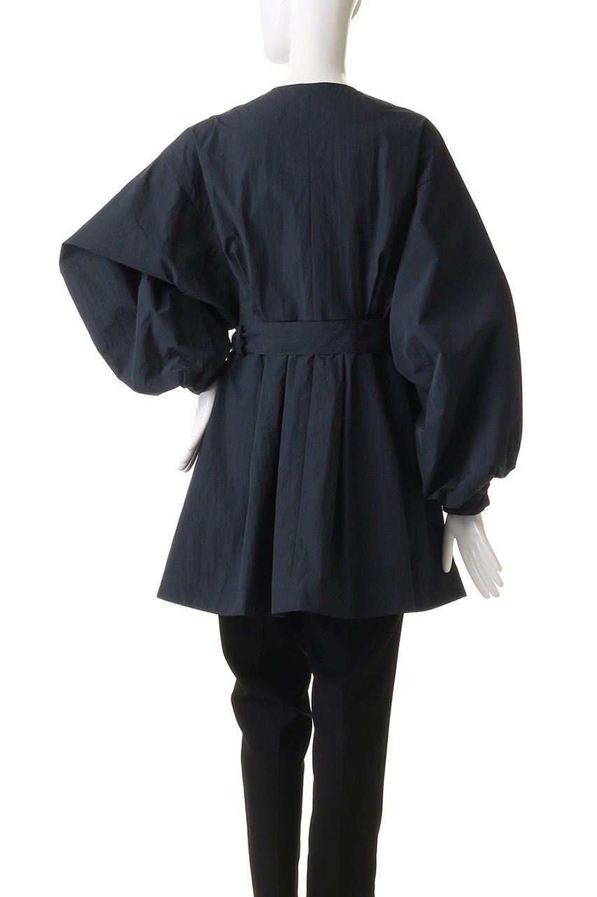 【ランバン オン ブルー/LANVIN en Bleu】のコットンタフタベルテッドコート 人気、トレンドファッション・服の通販 founy(ファニー) 　ファッション　Fashion　レディースファッション　Fashion for Women　アウター　Coat / Outerwear Collection　コート・ロングコート・ピーコート　Long Coats, Peacoats & More　タフタ　Taffeta, Structured Fabric　ロング　Long, Long-Length　エレガント 上品　Elegant　other-4|ID: prp329100004359730 ipo3291000000032926910