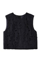 【ランバン オン ブルー/LANVIN en Bleu】のケミカルフラワーレースノースリーブブラウス ネイビー|ID: prp329100004359731 ipo3291000000032871473