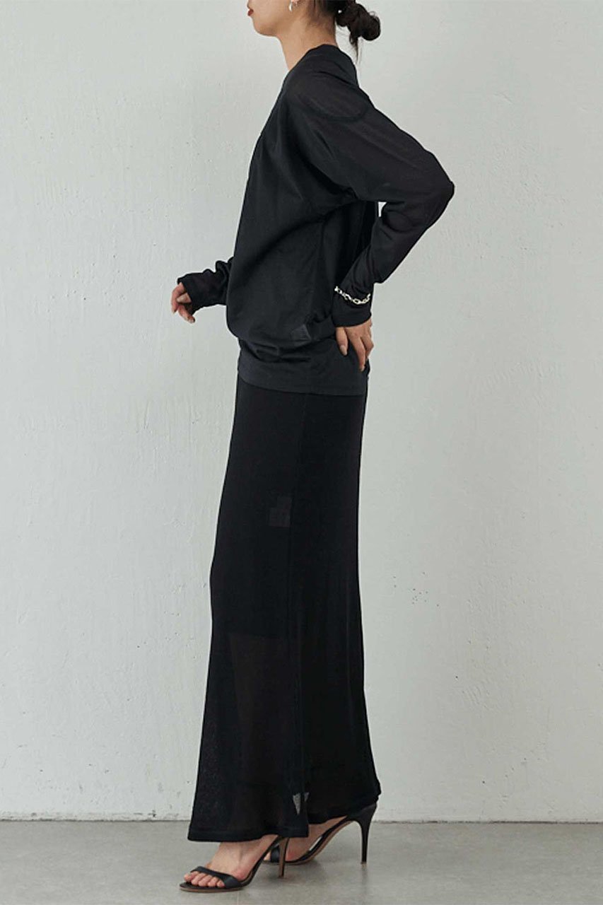 【ガリャルダガランテ/GALLARDAGALANTE】の【PEAS】シアーフットボールTシャツ 人気、トレンドファッション・服の通販 founy(ファニー) ファッション Fashion レディースファッション Fashion for Women トップス・カットソー Cut & Sew Tops シャツ・ブラウス・オフィスカジュアル Elegant Blouses & Button-Ups ロングTシャツ・Tシャツ Longline T-Shirts & Tees カットソー・ベーシックTシャツ Cut-and-Sewn Tops / Stretch Tees & Basics おすすめ Recommended / Our Picks インナー Innerwear シアー Sheer, See-Through スリーブ Sleeve, Long Sleeve / Short Sleeve スーツ Suit, Formalwear プリント Print, Printed Pattern ロング Long, Long-Length ワンショル One Shoulder, Asymmetrical other-6|ID: prp329100004359743 ipo3291000000032880560