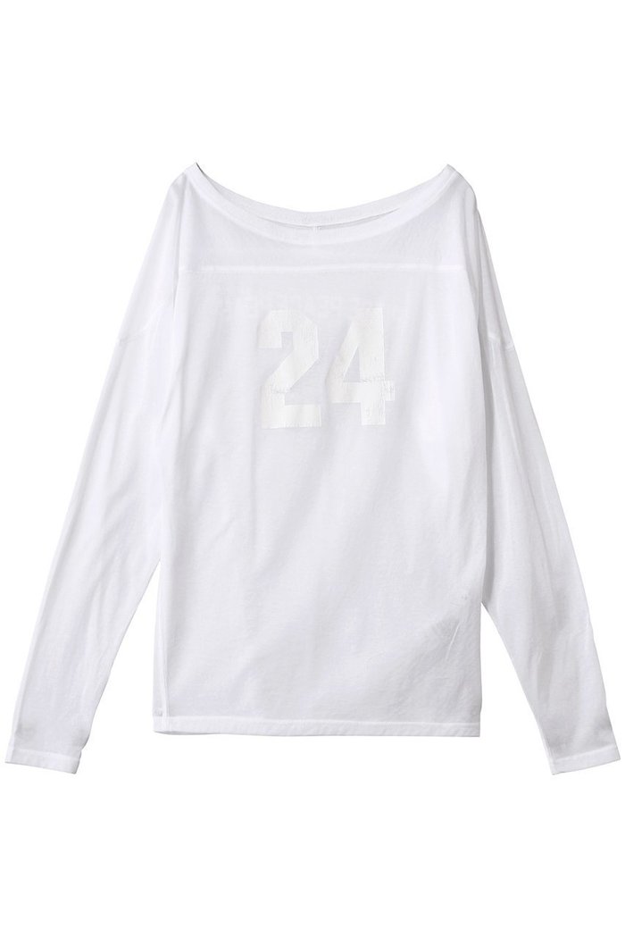 【ガリャルダガランテ/GALLARDAGALANTE】の【PEAS】シアーフットボールTシャツ インテリア・キッズ・メンズ・レディースファッション・服の通販 founy(ファニー) https://founy.com/ ファッション Fashion レディースファッション Fashion for Women トップス・カットソー Cut & Sew Tops シャツ・ブラウス・オフィスカジュアル Elegant Blouses & Button-Ups ロングTシャツ・Tシャツ Longline T-Shirts & Tees カットソー・ベーシックTシャツ Cut-and-Sewn Tops / Stretch Tees & Basics おすすめ Recommended / Our Picks インナー Innerwear シアー Sheer, See-Through スリーブ Sleeve, Long Sleeve / Short Sleeve スーツ Suit, Formalwear プリント Print, Printed Pattern ロング Long, Long-Length ワンショル One Shoulder, Asymmetrical |ID: prp329100004359743 ipo3291000000035509048