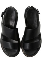 【ルカグロッシ/LucaGrossi】のアシンメトリーサンダル ブラック|ID:prp329100004359745