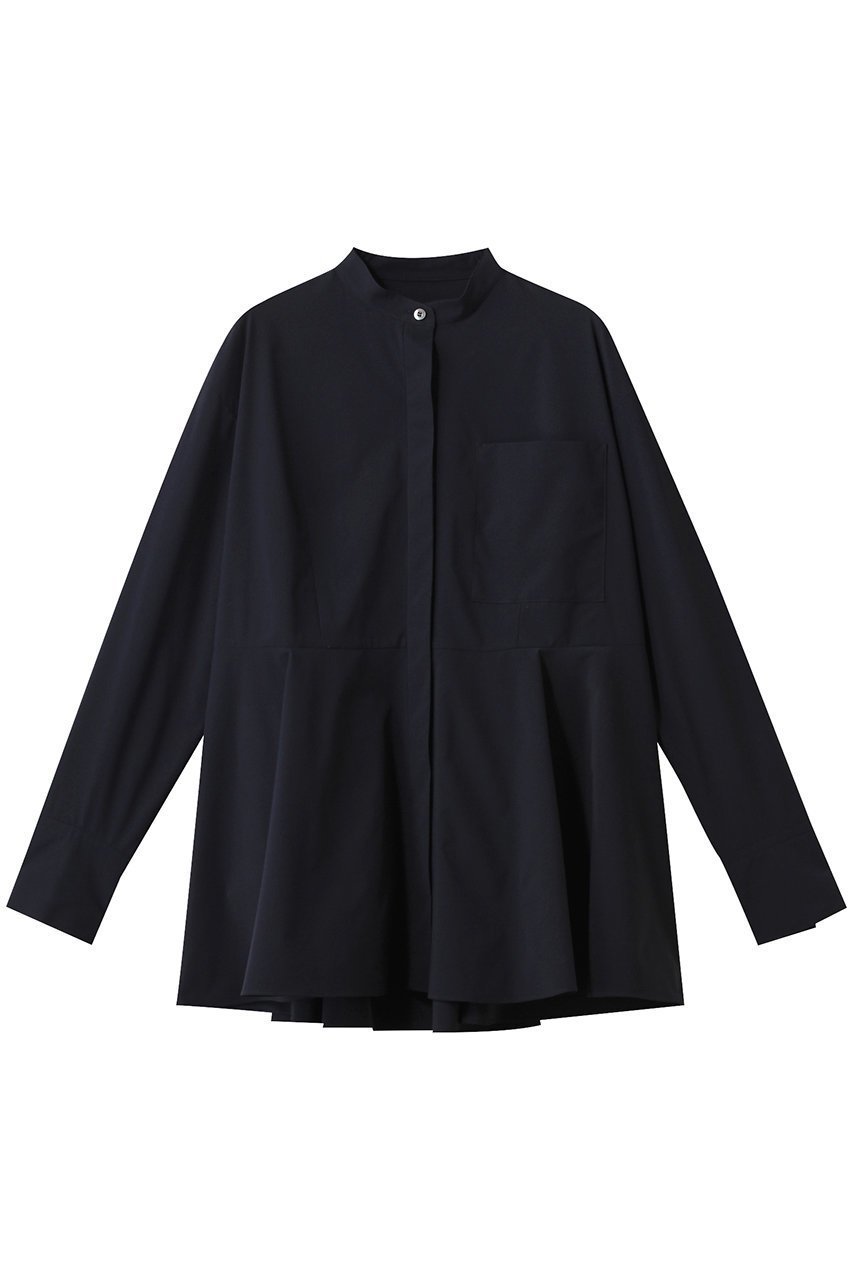 【ル フィル/LE PHIL】のSOLOTEXペプラムブラウス インテリア・キッズ・メンズ・レディースファッション・服の通販 founy(ファニー) ファッション Fashion レディースファッション Fashion for Women トップス・カットソー Cut & Sew Tops シャツ・ブラウス・オフィスカジュアル Elegant Blouses & Button-Ups シンプル Simple, Minimal ストレッチ Stretch, Stretchy Fabric スリーブ Sleeve, Long Sleeve / Short Sleeve タフタ Taffeta, Structured Fabric ドレープ Drape, Draping Fabric ペプラム Peplum, Flared Hem ロング Long, Long-Length ネイビー|ID: prp329100004359751 ipo3291000000036071526