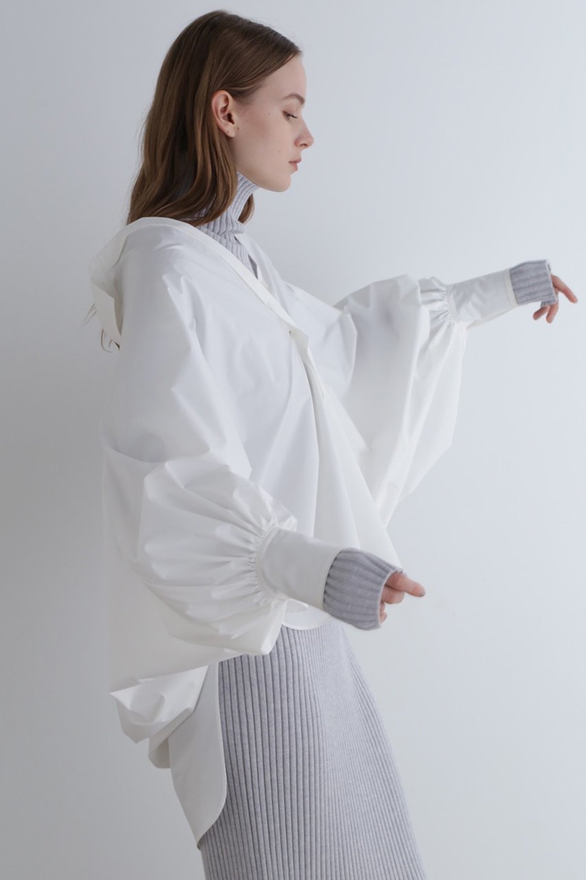 【ル フィル/LE PHIL】のSOLOTEXブロードブラウス 人気、トレンドファッション・服の通販 founy(ファニー) 　ファッション　Fashion　レディースファッション　WOMEN　トップス・カットソー　Tops/Tshirt　シャツ/ブラウス　Shirts/Blouses　ギャザー　Gather　スリーブ　Sleeve　ブロード　Broad　ロング　Long　other-2|ID: prp329100004359752 ipo3291000000031342615