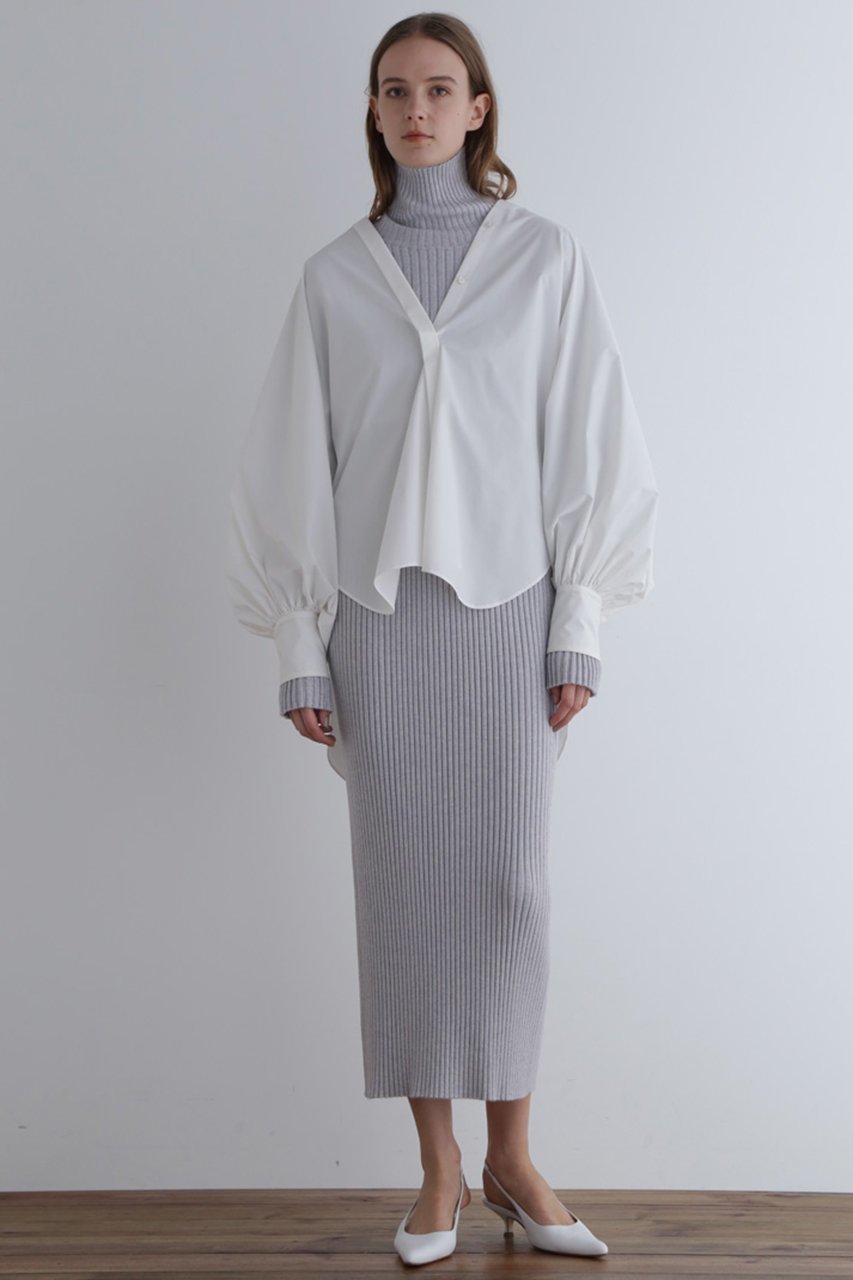 【ル フィル/LE PHIL】のSOLOTEXブロードブラウス 人気、トレンドファッション・服の通販 founy(ファニー) 　ファッション　Fashion　レディースファッション　WOMEN　トップス・カットソー　Tops/Tshirt　シャツ/ブラウス　Shirts/Blouses　ギャザー　Gather　スリーブ　Sleeve　ブロード　Broad　ロング　Long　other-3|ID: prp329100004359752 ipo3291000000031342617
