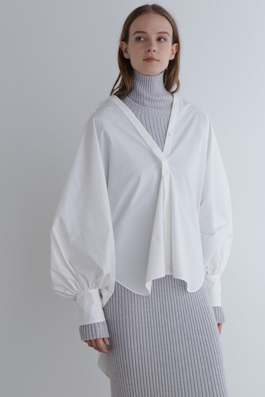 【ル フィル/LE PHIL】のSOLOTEXブロードブラウス 人気、トレンドファッション・服の通販 founy(ファニー) 　ファッション　Fashion　レディースファッション　WOMEN　トップス・カットソー　Tops/Tshirt　シャツ/ブラウス　Shirts/Blouses　ギャザー　Gather　スリーブ　Sleeve　ブロード　Broad　ロング　Long　other-4|ID: prp329100004359752 ipo3291000000031342618
