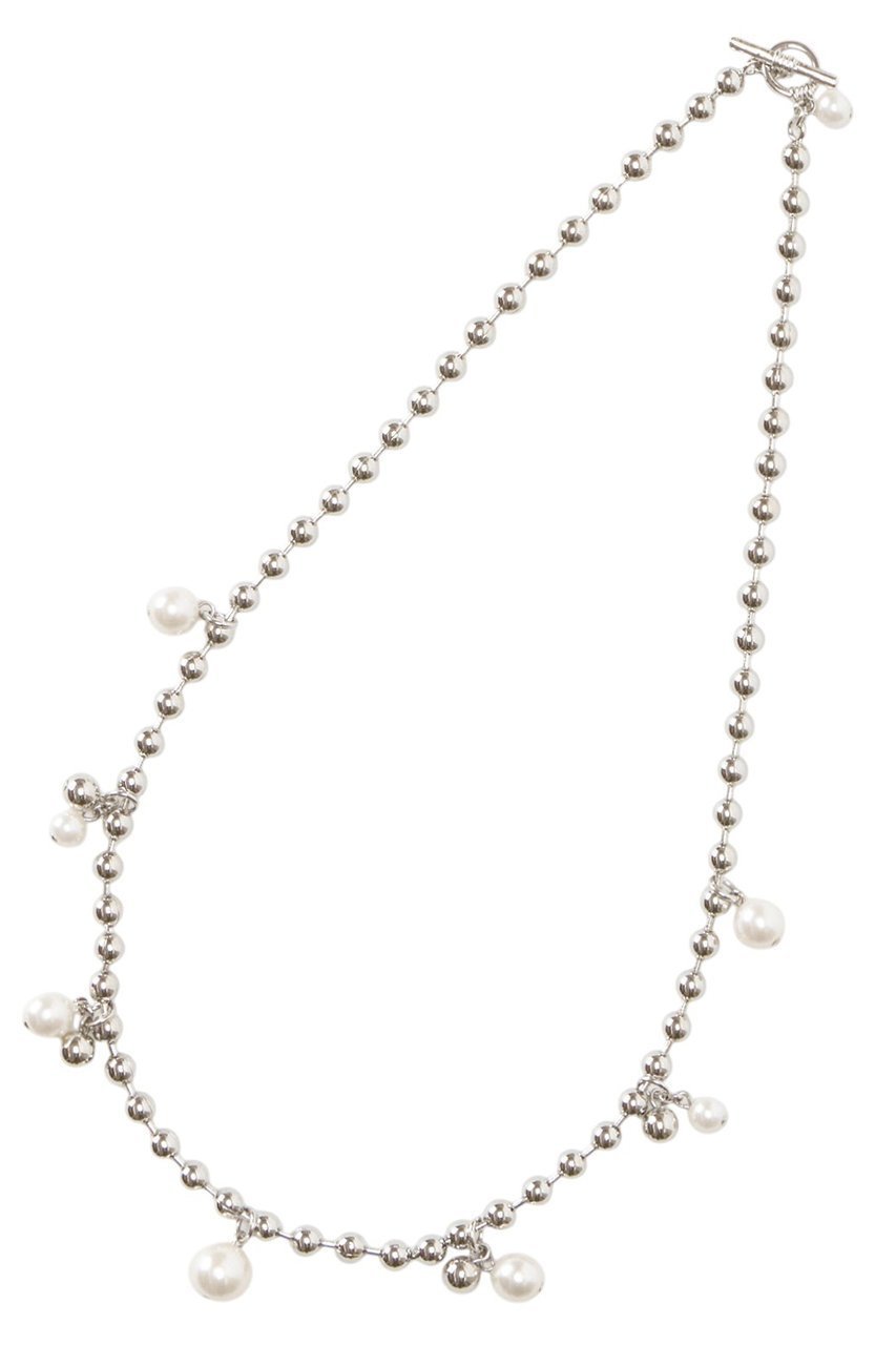 【アナイ/ANAYI】のボールミックスネックレス 人気、トレンドファッション・服の通販 founy(ファニー) 　ファッション　Fashion　レディースファッション　Fashion for Women　ジュエリー　Jewelry　ネックレス　Necklaces & Pendants　おすすめ　Recommended / Our Picks　シルバー　Silver, Metallic Silver　シンプル　Simple, Minimal　チェーン　Chain, Chain Strap　ネックレス　Necklace, Pendant Necklace　パール　Pearl, Pearl Accent　ランダム　Random, Irregular　エレガント 上品　Elegant　再入荷　Restock / Back in Stock　 other-1|ID: prp329100004359757 ipo3291000000035051345