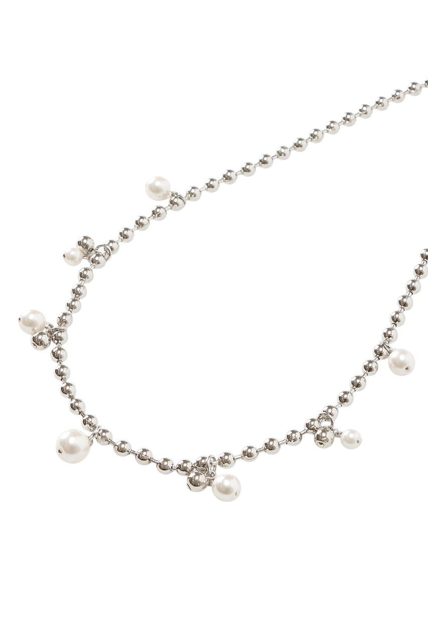 【アナイ/ANAYI】のボールミックスネックレス 人気、トレンドファッション・服の通販 founy(ファニー) 　ファッション　Fashion　レディースファッション　Fashion for Women　ジュエリー　Jewelry　ネックレス　Necklaces & Pendants　おすすめ　Recommended / Our Picks　シルバー　Silver, Metallic Silver　シンプル　Simple, Minimal　チェーン　Chain, Chain Strap　ネックレス　Necklace, Pendant Necklace　パール　Pearl, Pearl Accent　ランダム　Random, Irregular　エレガント 上品　Elegant　other-2|ID: prp329100004359757 ipo3291000000036139027