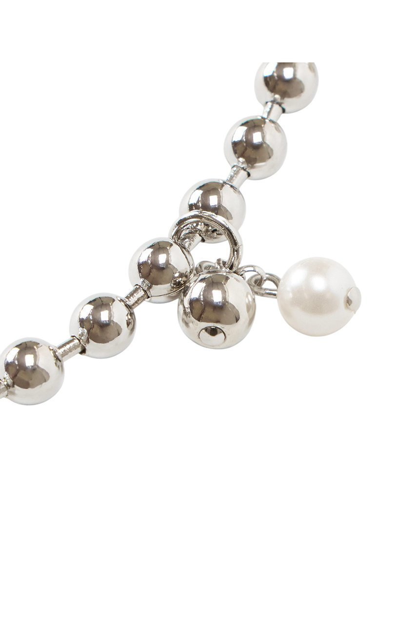 【アナイ/ANAYI】のボールミックスネックレス 人気、トレンドファッション・服の通販 founy(ファニー) 　ファッション　Fashion　レディースファッション　Fashion for Women　ジュエリー　Jewelry　ネックレス　Necklaces & Pendants　おすすめ　Recommended / Our Picks　シルバー　Silver, Metallic Silver　シンプル　Simple, Minimal　チェーン　Chain, Chain Strap　ネックレス　Necklace, Pendant Necklace　パール　Pearl, Pearl Accent　ランダム　Random, Irregular　エレガント 上品　Elegant　other-3|ID: prp329100004359757 ipo3291000000036139028