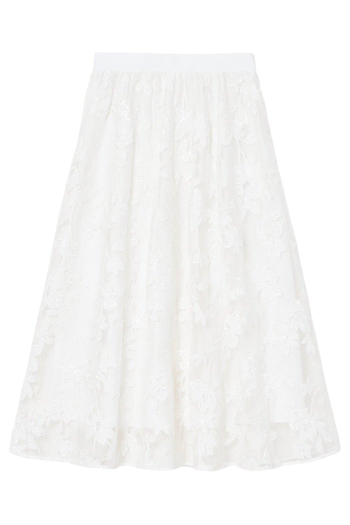 【アナイ/ANAYI】のメッシュフラワーフレアスカート インテリア・キッズ・メンズ・レディースファッション・服の通販 founy(ファニー) https://founy.com/ ファッション Fashion レディースファッション Fashion for Women スカート Skirts Aライン・フレアスカート A-Line & Flared Skirts ロングスカート Long Skirts / Maxi & Midi Skirts エレガント 上品 Elegant ギャザー Gathered, Ruffled セットアップ Set-Up, Coordinated Outfit タフタ Taffeta, Structured Fabric フラワー Flower, Floral メッシュ Mesh, Net Fabric モチーフ Motif, Design Theme ロング Long, Long-Length |ID: prp329100004359760 ipo3291000000032824356