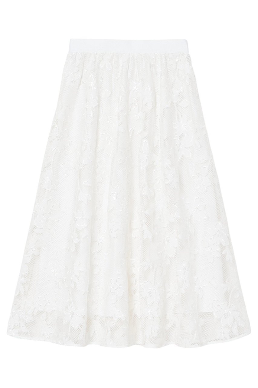 【アナイ/ANAYI】のメッシュフラワーフレアスカート 人気、トレンドファッション・服の通販 founy(ファニー) 　ファッション　Fashion　レディースファッション　Fashion for Women　スカート　Skirts　Aライン・フレアスカート　A-Line & Flared Skirts　ロングスカート　Long Skirts / Maxi & Midi Skirts　エレガント 上品　Elegant　ギャザー　Gathered, Ruffled　セットアップ　Set-Up, Coordinated Outfit　タフタ　Taffeta, Structured Fabric　フラワー　Flower, Floral　メッシュ　Mesh, Net Fabric　モチーフ　Motif, Design Theme　ロング　Long, Long-Length　 other-1|ID: prp329100004359760 ipo3291000000032824356