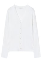 【アナイ/ANAYI】のアセテートポリエステルVカーディガン ホワイト|ID: prp329100004359763 ipo3291000000036259922