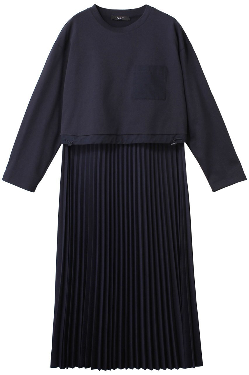 【マックスマーラ/Max Mara】の【Weekend Max Mara】SCATOLA ジャージードレス 人気、トレンドファッション・服の通販 founy(ファニー) 　ファッション　Fashion　レディースファッション　Fashion for Women　ワンピース　Dresses　フォーマル・パーティードレス・結婚式用ドレス　Elegant & Casual Dresses　チュニック　Tunic Tops & Dresses　チュニック　Tunic, Long Top　ドレス　Dress, One-Piece　プリーツ　Pleats, Pleated　リラックス　Relax, Relaxed Fit　ロング　Long, Long-Length　エレガント 上品　Elegant　 other-1|ID: prp329100004359765 ipo3291000000032880937