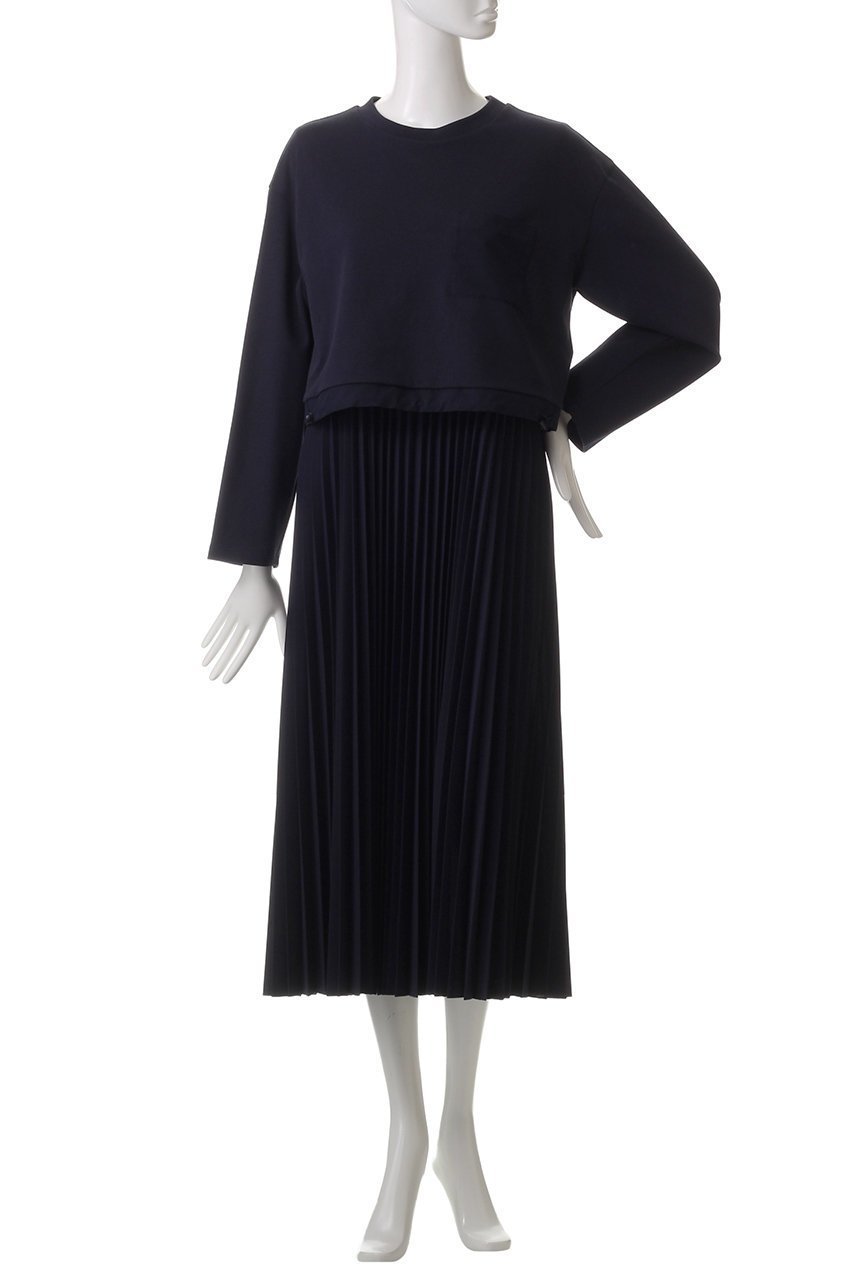 【マックスマーラ/Max Mara】の【Weekend Max Mara】SCATOLA ジャージードレス 人気、トレンドファッション・服の通販 founy(ファニー) 　ファッション　Fashion　レディースファッション　Fashion for Women　ワンピース　Dresses　フォーマル・パーティードレス・結婚式用ドレス　Elegant & Casual Dresses　チュニック　Tunic Tops & Dresses　チュニック　Tunic, Long Top　ドレス　Dress, One-Piece　プリーツ　Pleats, Pleated　リラックス　Relax, Relaxed Fit　ロング　Long, Long-Length　エレガント 上品　Elegant　other-2|ID: prp329100004359765 ipo3291000000032880947