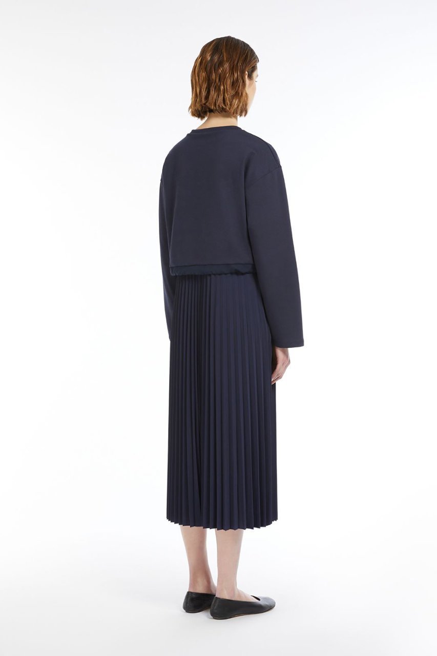 【マックスマーラ/Max Mara】の【Weekend Max Mara】SCATOLA ジャージードレス 人気、トレンドファッション・服の通販 founy(ファニー) 　ファッション　Fashion　レディースファッション　Fashion for Women　ワンピース　Dresses　フォーマル・パーティードレス・結婚式用ドレス　Elegant & Casual Dresses　チュニック　Tunic Tops & Dresses　チュニック　Tunic, Long Top　ドレス　Dress, One-Piece　プリーツ　Pleats, Pleated　リラックス　Relax, Relaxed Fit　ロング　Long, Long-Length　エレガント 上品　Elegant　other-8|ID: prp329100004359765 ipo3291000000032880977