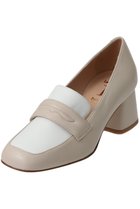 【ルカグロッシ/LucaGrossi】のスクエアパンプス トープホワイト|ID: prp329100004359771 ipo3291000000032867187