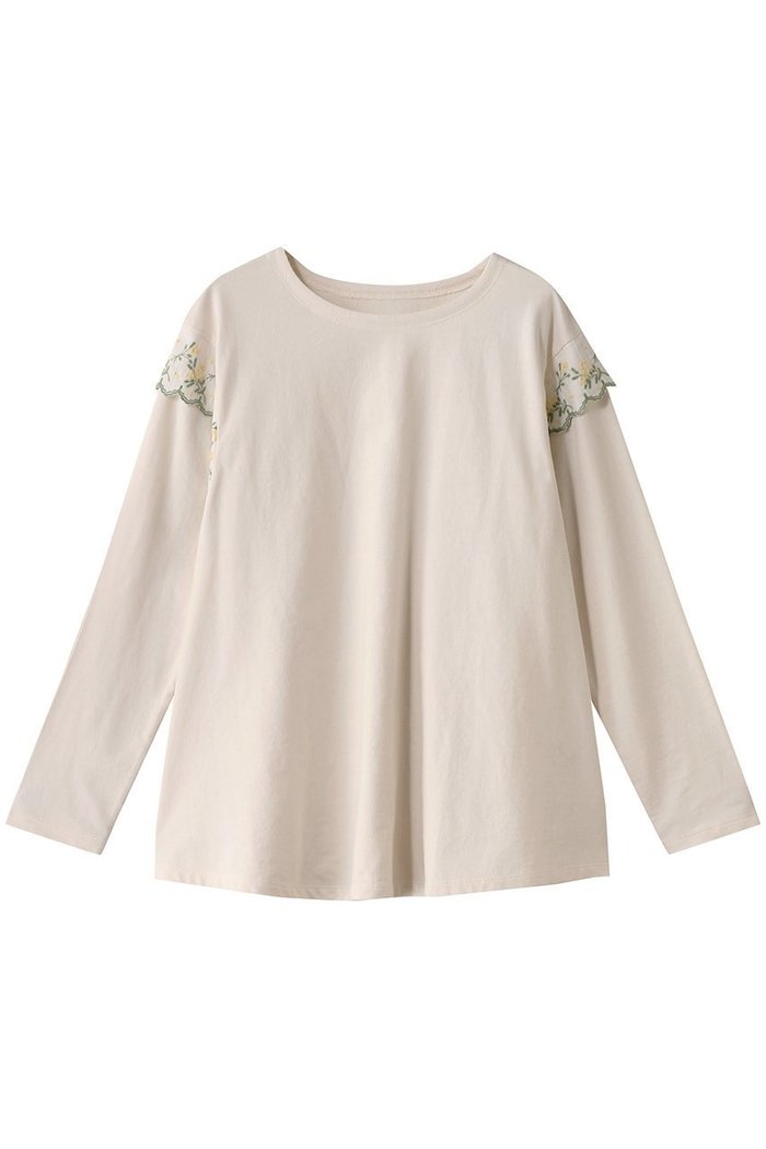 【キッドブルー/KID BLUE】のミモザレースインレイトップス インテリア・キッズ・メンズ・レディースファッション・服の通販 founy(ファニー) https://founy.com/ ファッション Fashion レディースファッション Fashion for Women トップス・カットソー Cut & Sew Tops なめらか Smooth, Silky Texture セットアップ Set-Up, Coordinated Outfit パジャマ Pajamas, Sleepwear フェミニン Feminine, Girly フレア Flare, Flared ボトム Bottoms, Lower Wear レース Lace, Lace Fabric |ID: prp329100004361243 ipo3291000000030486203