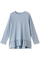 【キッドブルー/KID BLUE】の25ベアフライストップス 人気、トレンドファッション・服の通販 founy(ファニー) ファッション Fashion レディースファッション Fashion for Women トップス・カットソー Cut & Sew Tops おすすめ Recommended / Our Picks セットアップ Set-Up, Coordinated Outfit パジャマ Pajamas, Sleepwear フリル Frill, Ruffle リラックス Relax, Relaxed Fit 再入荷 Restock / Back in Stock thumbnail サックス|ID: prp329100004361248 ipo3291000000035683943