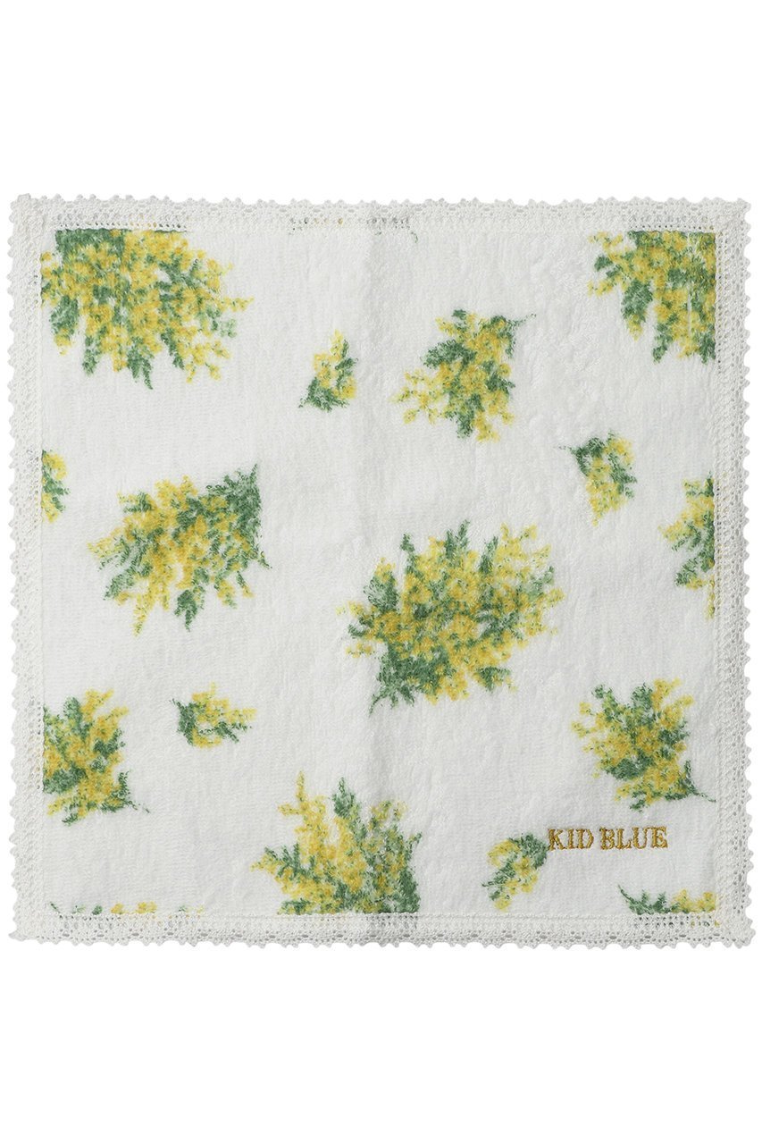 【キッドブルー/KID BLUE】の25タオルミモザハンカチ インテリア・キッズ・メンズ・レディースファッション・服の通販 founy(ファニー) 　ファッション　Fashion　レディースファッション　Fashion for Women　レイングッズ・傘・晴雨兼用傘　Umbrellas & Rain Gear　ギフト プレゼント　Gift / Present　タオル　Towel, Bath Towel　ハンカチ　Handkerchief, Hanky　レース　Lace, Lace Fabric　エレガント 上品　Elegant　傘　Umbrella, Parasol　吸水　Absorbent, Quick-Dry　時計　Watch, Wristwatch　オフホワイト|ID: prp329100004361249 ipo3291000000032815218