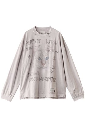 【メゾン ミハラヤスヒロ/Maison MIHARA YASUHIRO / MEN】の【MEN】BLEACHED ロングスリーブTシャツ 人気、トレンドファッション・服の通販 founy(ファニー) ファッション Fashion メンズファッション Fashion for Men トップス・カットソー Cut & Sew Tops メンズシャツ Shirts スリーブ Sleeve, Long Sleeve / Short Sleeve バランス Balance, Style Balance プリント Print, Printed Pattern ロング Long, Long-Length |ID:prp329100004361257