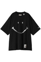 【メゾン ミハラヤスヒロ/Maison MIHARA YASUHIRO / MEN】の【MEN】SMILY FACEプリントTシャツ ブラック|ID:prp329100004361258