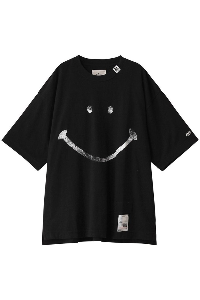 【メゾン ミハラヤスヒロ/Maison MIHARA YASUHIRO / MEN】の【MEN】SMILY FACEプリントTシャツ インテリア・キッズ・メンズ・レディースファッション・服の通販 founy(ファニー) https://founy.com/ ファッション Fashion メンズファッション Fashion for Men トップス・カットソー Cut & Sew Tops メンズシャツ Shirts ショート Short, Short Length スリーブ Sleeve, Long Sleeve / Short Sleeve プリント Print, Printed Pattern ベーシック Basic, Essential |ID: prp329100004361258 ipo3291000000032881615