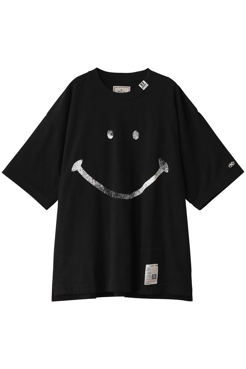 【メゾン ミハラヤスヒロ/Maison MIHARA YASUHIRO / MEN】の【MEN】SMILY FACEプリントTシャツ 人気、トレンドファッション・服の通販 founy(ファニー) 　ファッション　Fashion　メンズファッション　Fashion for Men　トップス・カットソー　Cut & Sew Tops　メンズシャツ　Shirts　ショート　Short, Short Length　スリーブ　Sleeve, Long Sleeve / Short Sleeve　プリント　Print, Printed Pattern　ベーシック　Basic, Essential　 other-1|ID: prp329100004361258 ipo3291000000032881615
