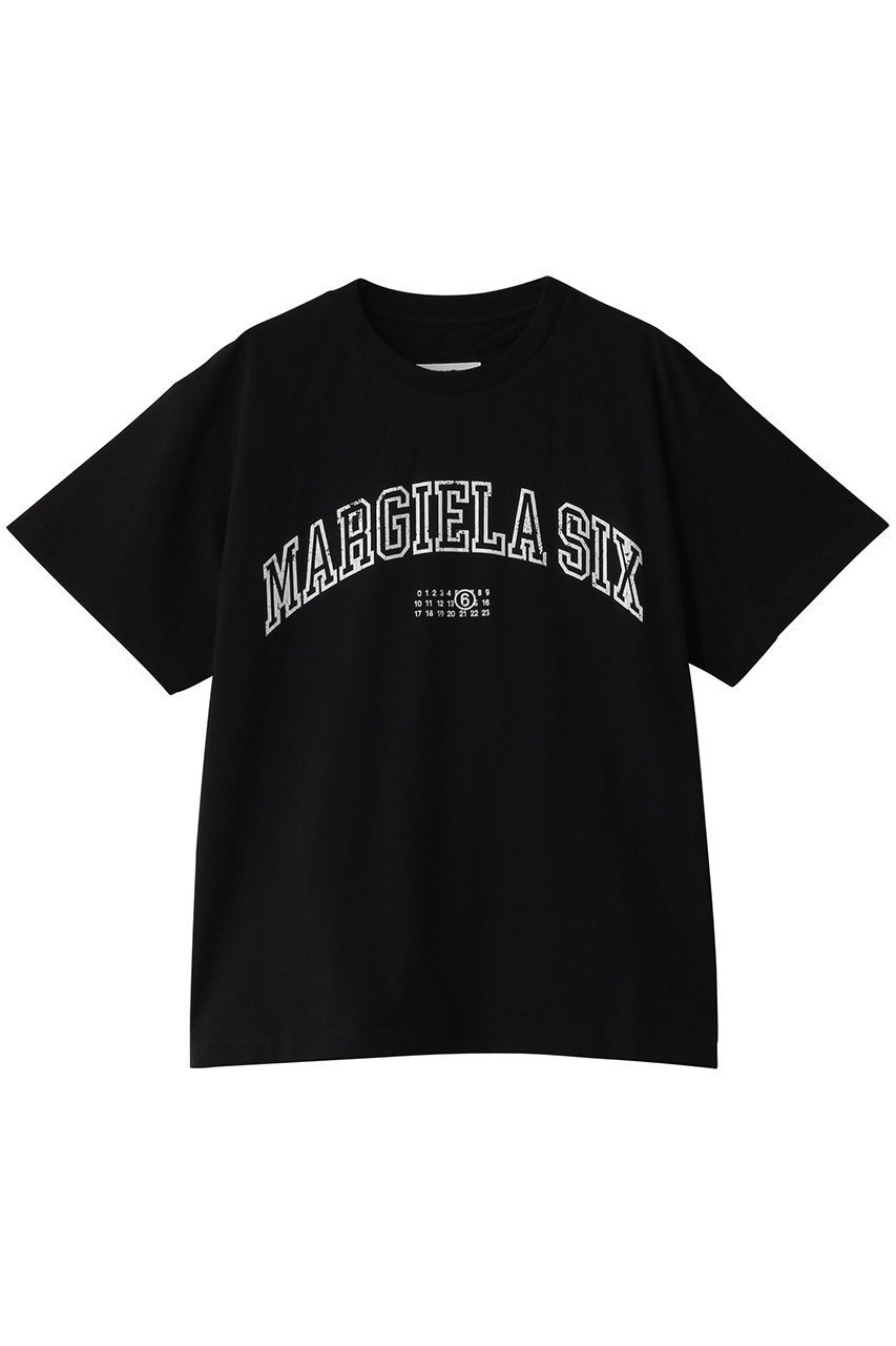 【エムエムシックス メゾンマルジェラ/MM6 Maison Margiela / MEN】の【MEN】Tシャツ インテリア・キッズ・メンズ・レディースファッション・服の通販 founy(ファニー) 　ファッション　Fashion　メンズファッション　MEN　トップス・カットソー　Tops/Tshirt/Men　シャツ　Shirts　2025年　2025　2025春夏・S/S　Ss,Spring/Summer,2025　ショート　Short　スリーブ　Sleeve　フロント　Front　ボトム　Bottom　夏　Summer　春　Spring　S/S・春夏　Ss・Spring/Summer　ブラック|ID: prp329100004361259 ipo3291000000030486245