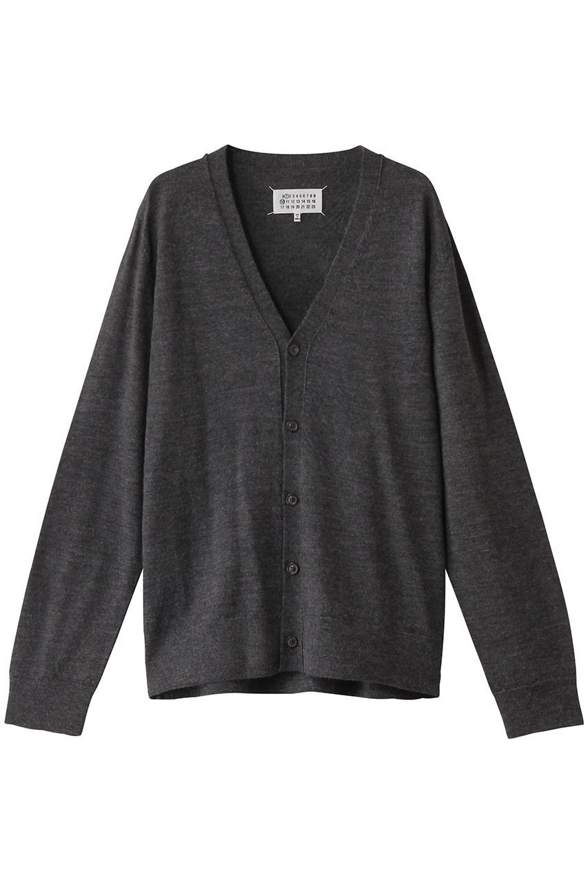 【メゾン マルジェラ/MAISON MARGIELA / MEN】の【MEN】カーディガン インテリア・キッズ・メンズ・レディースファッション・服の通販 founy(ファニー) 　ファッション　Fashion　メンズファッション　Fashion for Men　カーディガン　Cardigan, Knitwear　シンプル　Simple, Minimal　トレンド　Trend, Trending Now　ベーシック　Basic, Essential　定番　Standard, Basic Item　チャコール|ID: prp329100004361266 ipo3291000000032953087