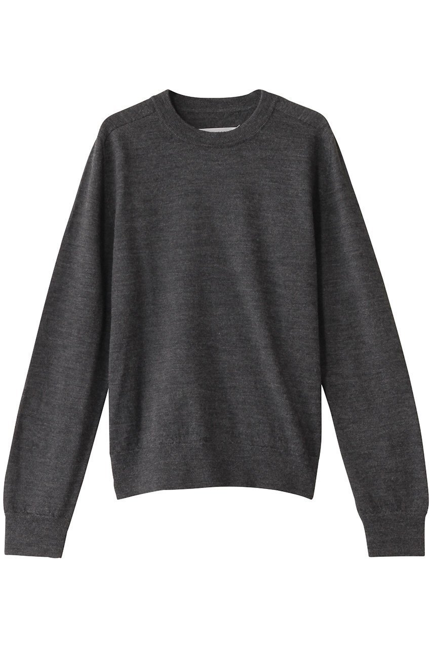 【メゾン マルジェラ/MAISON MARGIELA / MEN】の【MEN】クルーネック インテリア・キッズ・メンズ・レディースファッション・服の通販 founy(ファニー) 　ファッション　Fashion　メンズファッション　Fashion for Men　トップス・カットソー　Cut & Sew Tops　メンズシャツ　Shirts　スリーブ　Sleeve, Long Sleeve / Short Sleeve　ベーシック　Basic, Essential　ロング　Long, Long-Length　定番　Standard, Basic Item　チャコール|ID: prp329100004361267 ipo3291000000032881330