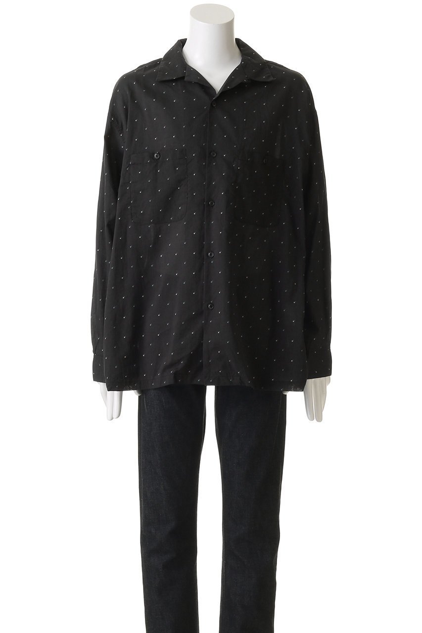 【ベリーテイジ/VERYTAGE / MEN】の【MEN】AVELIN ドットシャツ 人気、トレンドファッション・服の通販 founy(ファニー) 　ファッション　Fashion　メンズファッション　Fashion for Men　ギャザー　Gathered, Ruffled　クラシカル　Classical, Vintage-Inspired　スリーブ　Sleeve, Long Sleeve / Short Sleeve　トレンド　Trend, Trending Now　ドット　Polka Dot, Dot Pattern　ミリタリー　Military, Army Style　ロング　Long, Long-Length　定番　Standard, Basic Item　無地　Plain, Solid Color　other-2|ID: prp329100004361273 ipo3291000000035691326