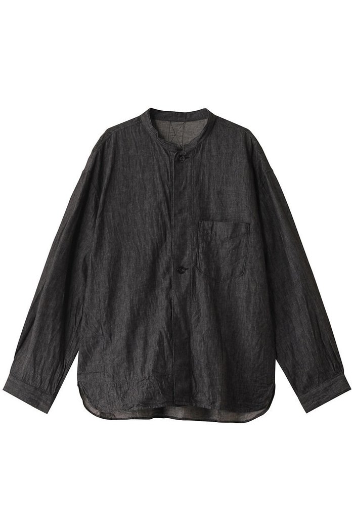 【ベリーテイジ/VERYTAGE / MEN】の【MEN】MINERSWEDE ノーカラーシャツ インテリア・キッズ・メンズ・レディースファッション・服の通販 founy(ファニー) https://founy.com/ ファッション Fashion メンズファッション Fashion for Men ジャケット Jacket, Outerwear スタイリッシュ Stylish, Fashionable スタンド Stand Collar, Upright Stand スリーブ Sleeve, Long Sleeve / Short Sleeve デニム Denim, Jeans Material ポケット Pocket, Pocket Detail ミックス Mix, Mixed Style ミリタリー Military, Army Style リネン Linen, Linen Fabric ロング Long, Long-Length |ID: prp329100004361275 ipo3291000000032872032