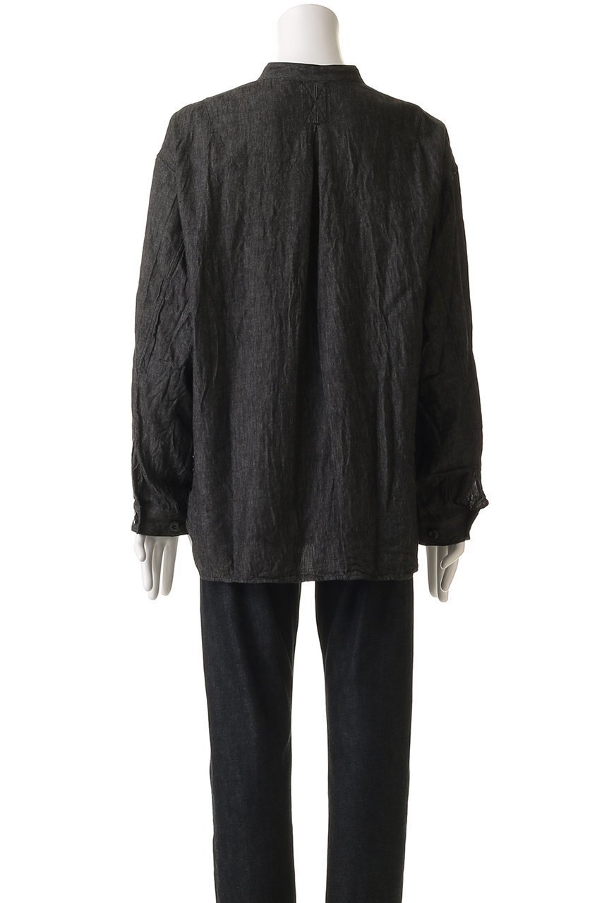 【ベリーテイジ/VERYTAGE / MEN】の【MEN】MINERSWEDE ノーカラーシャツ 人気、トレンドファッション・服の通販 founy(ファニー) 　ファッション　Fashion　メンズファッション　Fashion for Men　ジャケット　Jacket, Outerwear　スタイリッシュ　Stylish, Fashionable　スタンド　Stand Collar, Upright Stand　スリーブ　Sleeve, Long Sleeve / Short Sleeve　デニム　Denim, Jeans Material　ポケット　Pocket, Pocket Detail　ミックス　Mix, Mixed Style　ミリタリー　Military, Army Style　リネン　Linen, Linen Fabric　ロング　Long, Long-Length　other-4|ID: prp329100004361275 ipo3291000000032872053