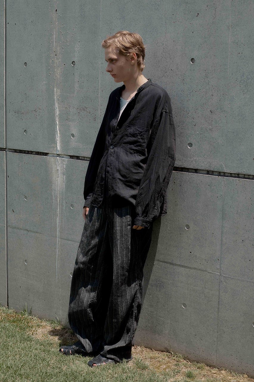 【ベリーテイジ/VERYTAGE / MEN】の【MEN】MINERSWEDE ノーカラーシャツ 人気、トレンドファッション・服の通販 founy(ファニー) 　ファッション　Fashion　メンズファッション　Fashion for Men　ジャケット　Jacket, Outerwear　スタイリッシュ　Stylish, Fashionable　スタンド　Stand Collar, Upright Stand　スリーブ　Sleeve, Long Sleeve / Short Sleeve　デニム　Denim, Jeans Material　ポケット　Pocket, Pocket Detail　ミックス　Mix, Mixed Style　ミリタリー　Military, Army Style　リネン　Linen, Linen Fabric　ロング　Long, Long-Length　other-6|ID: prp329100004361275 ipo3291000000032872065