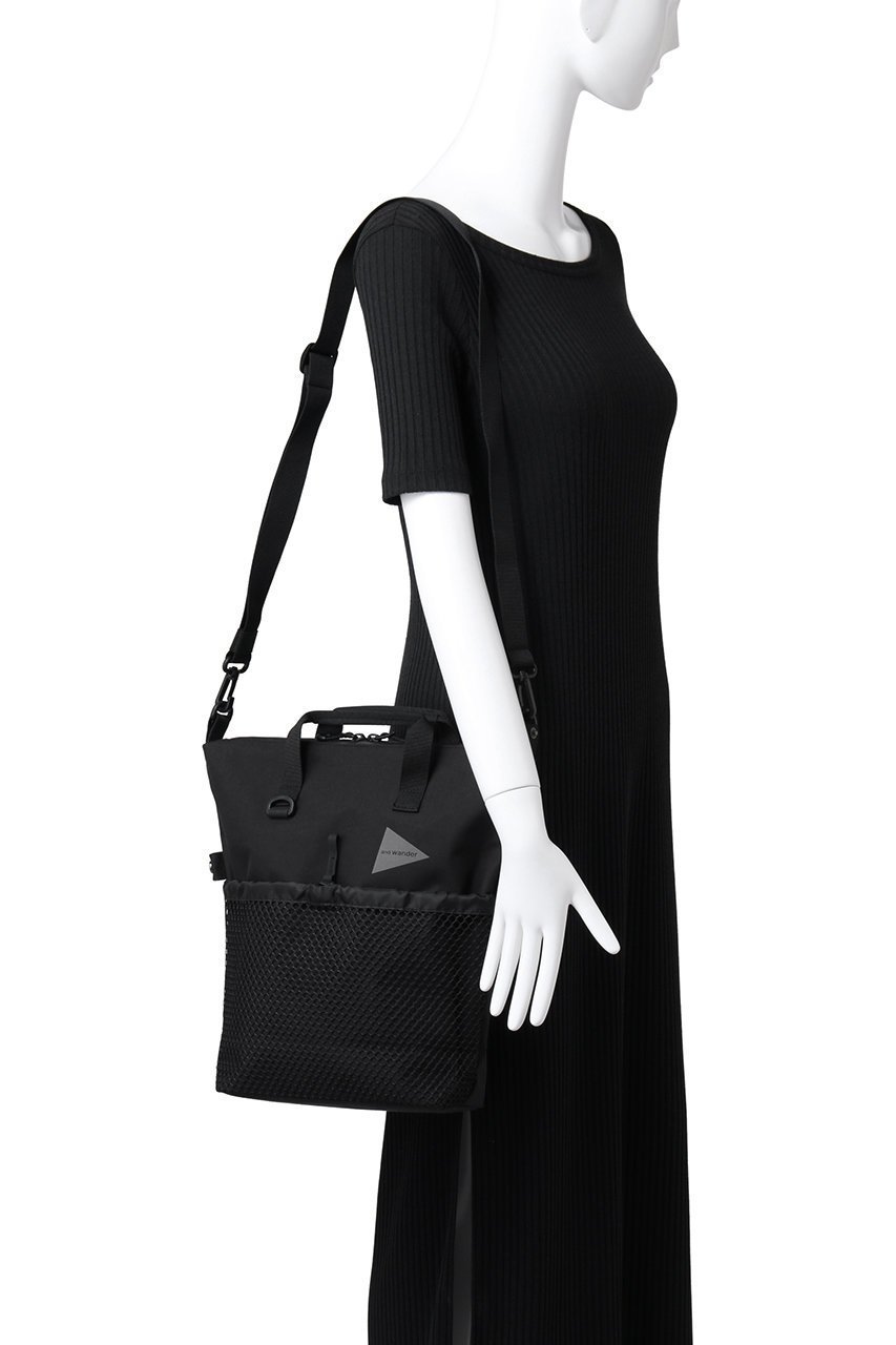 【アンドワンダー/and wander】の【UNISEX】PE/CO 2way bag 人気、トレンドファッション・服の通販 founy(ファニー) ファッション Fashion レディースファッション Fashion for Women バッグ Bags ユニセックス Unisex, Genderless アウトドア Outdoor Clothing シンプル Simple, Minimal フロント Front, Front Design ポケット Pocket, Pocket Detail メッシュ Mesh, Net Fabric 軽量 Lightweight, Ultra Light other-2|ID: prp329100004361278 ipo3291000000032783719