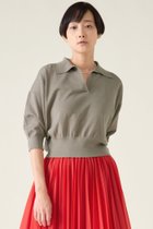 【マルティニーク/martinique】のESSENTIALスキッパープルオーバー カーキ|ID: prp329100004361291 ipo3291000000032704820