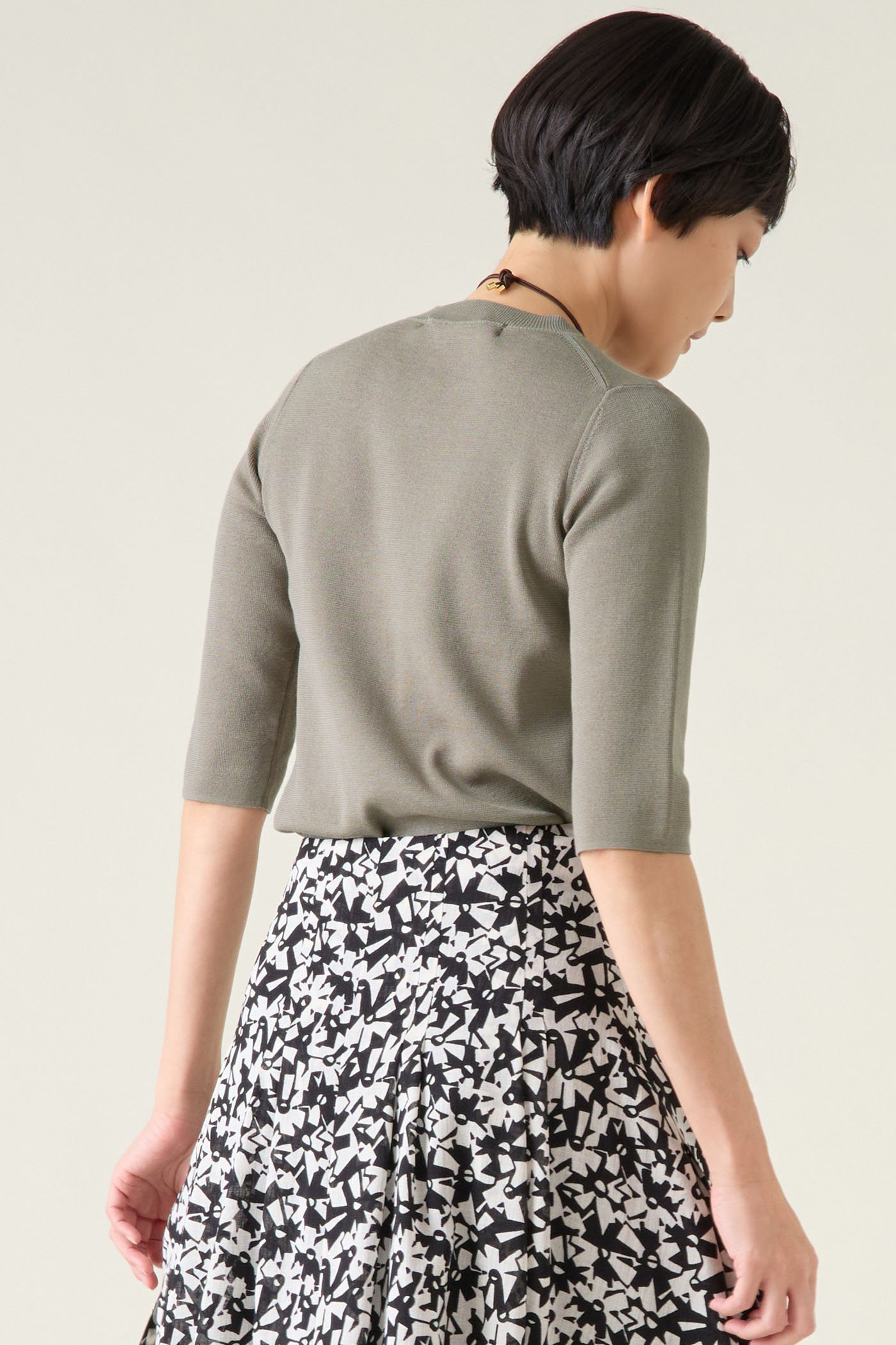 【マルティニーク/martinique】のESSENTIALハーフスリーブプルオーバー(アンサンブル可) 人気、トレンドファッション・服の通販 founy(ファニー) 　ファッション　Fashion　レディースファッション　Fashion for Women　トップス・カットソー　Cut & Sew Tops　ニット　Knit Tops & Sweaters　アンサンブルニット　Knit Ensembles & Twin Sets　カジュアルプルオーバー・ニットトップス　Pullovers & Knit Tops / Casual Pullovers　おすすめ　Recommended / Our Picks　アンサンブル　Ensemble Set　インナー　Innerwear　スリーブ　Sleeve, Long Sleeve / Short Sleeve　タイトスカート　Pencil Skirt, Tight Skirt　ハーフ　Half, Half-Length　バランス　Balance, Style Balance　ボトム　Bottoms, Lower Wear　春　Spring　other-3|ID: prp329100004361292 ipo3291000000035042260