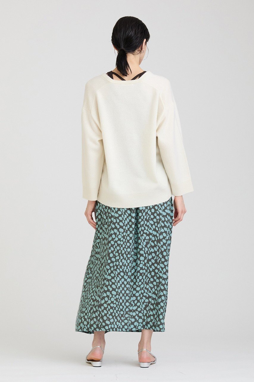 【ハウス オブ ロータス/HOUSE OF LOTUS】のランダムドットスカート 人気、トレンドファッション・服の通販 founy(ファニー) 　ファッション　Fashion　レディースファッション　Fashion for Women　スカート　Skirts　ロングスカート　Long Skirts / Maxi & Midi Skirts　アシンメトリー　Asymmetrical Style　スリット　Slit, Slit Detail　ドット　Polka Dot, Dot Pattern　フリル　Frill, Ruffle　プリント　Print, Printed Pattern　ロング　Long, Long-Length　other-8|ID: prp329100004361305 ipo3291000000032806678