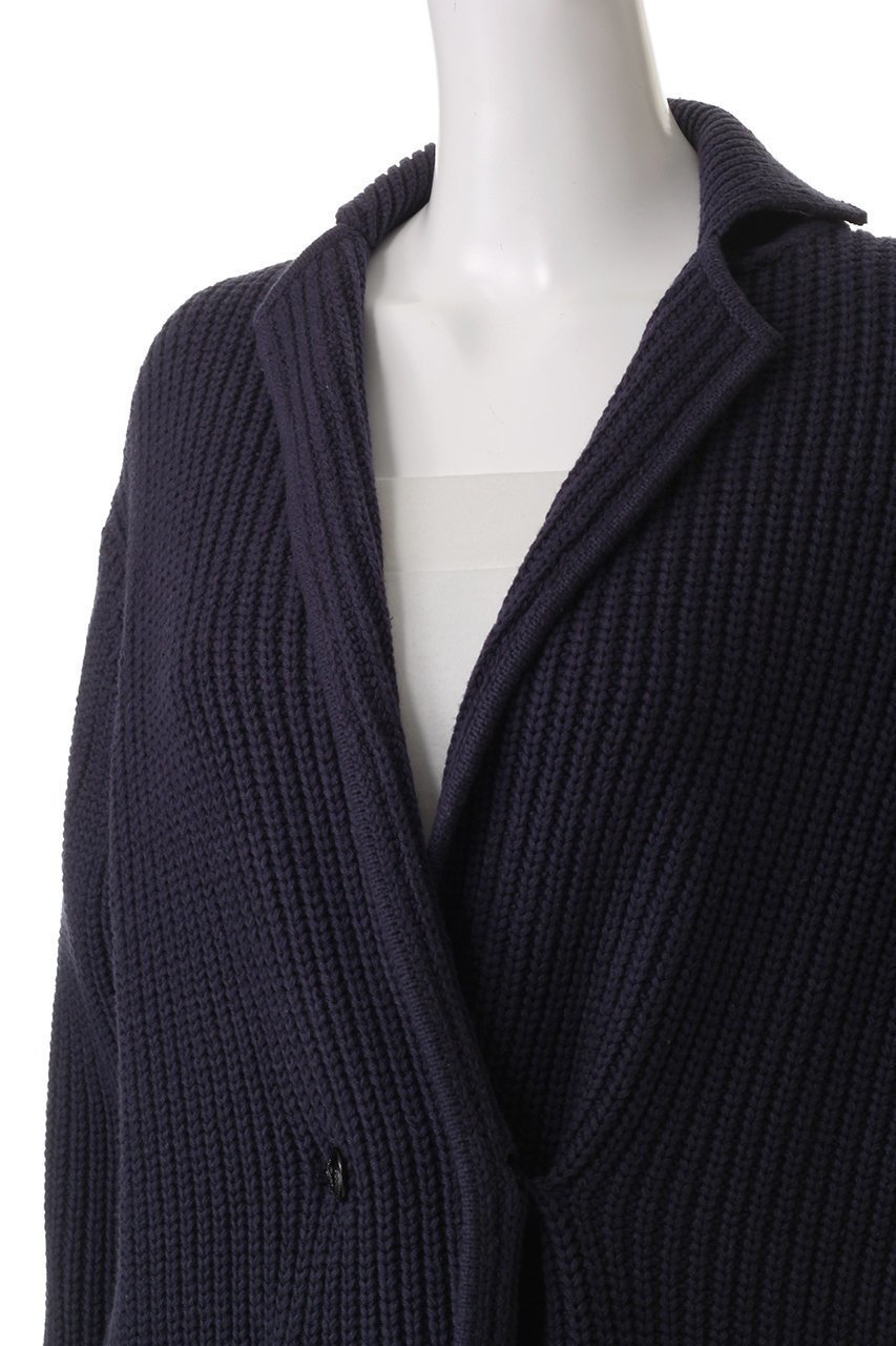 【アルアバイル/allureville】の片畦ニットコート 人気、トレンドファッション・服の通販 founy(ファニー) 　ファッション　Fashion　レディースファッション　WOMEN　アウター　Coat Outerwear　コート　Coats　インナー　Inner　シンプル　Simple　リラックス　Relax　畦　Ridge　other-5|ID: prp329100004361306 ipo3291000000031341591