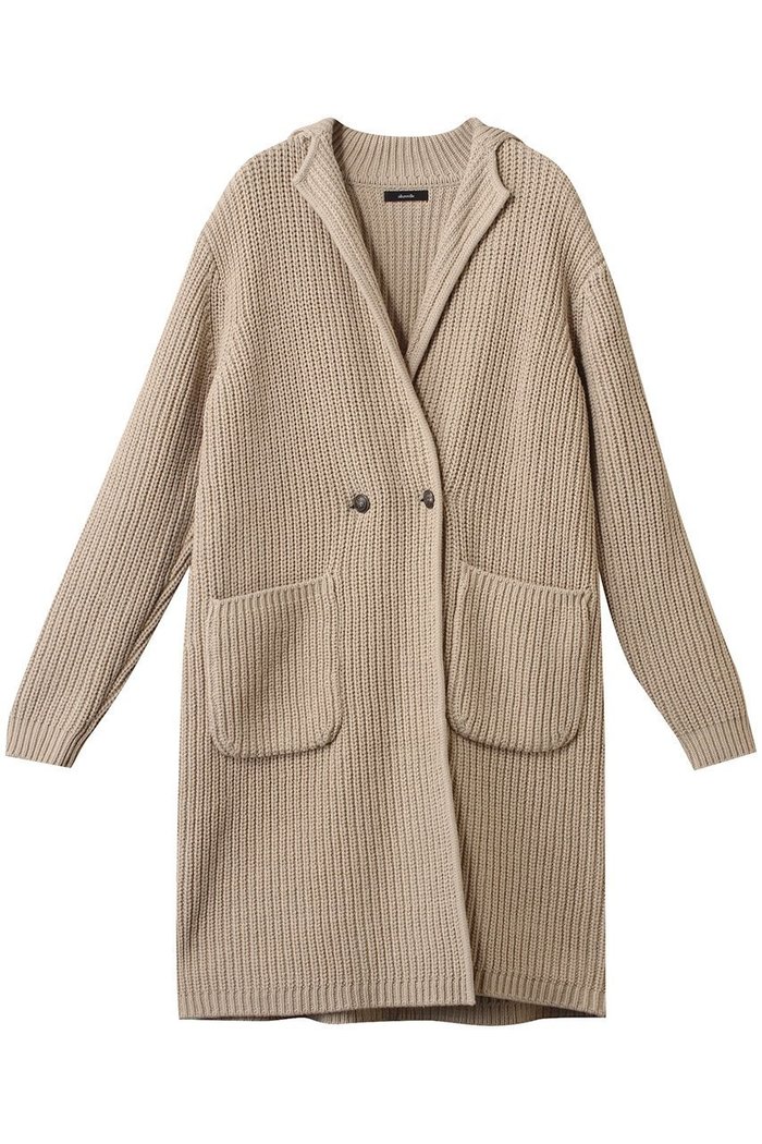 【アルアバイル/allureville】の片畦ニットコート インテリア・キッズ・メンズ・レディースファッション・服の通販 founy(ファニー) https://founy.com/ ファッション Fashion レディースファッション Fashion for Women アウター Coat / Outerwear Collection コート・ロングコート・ピーコート Long Coats, Peacoats & More インナー Innerwear シンプル Simple, Minimal リラックス Relax, Relaxed Fit 畦 Ribbed Knit |ID: prp329100004361306 ipo3291000000036343971