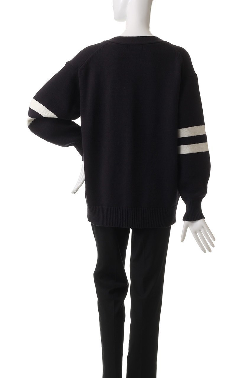【アルアバイル/allureville】のC/ACバルキーラインカーディガン 人気、トレンドファッション・服の通販 founy(ファニー) 　ファッション　Fashion　レディースファッション　WOMEN　トップス・カットソー　Tops/Tshirt　ニット　Knit Tops　カーディガン　Cardigans　カーディガン　Cardigan　スポーティ　Sporty　デニム　Denim　パール　Pearl　フェミニン　Feminine　リラックス　Relax　ワイド　Wide　エレガント 上品　Elegant　other-4|ID: prp329100004361308 ipo3291000000031341609