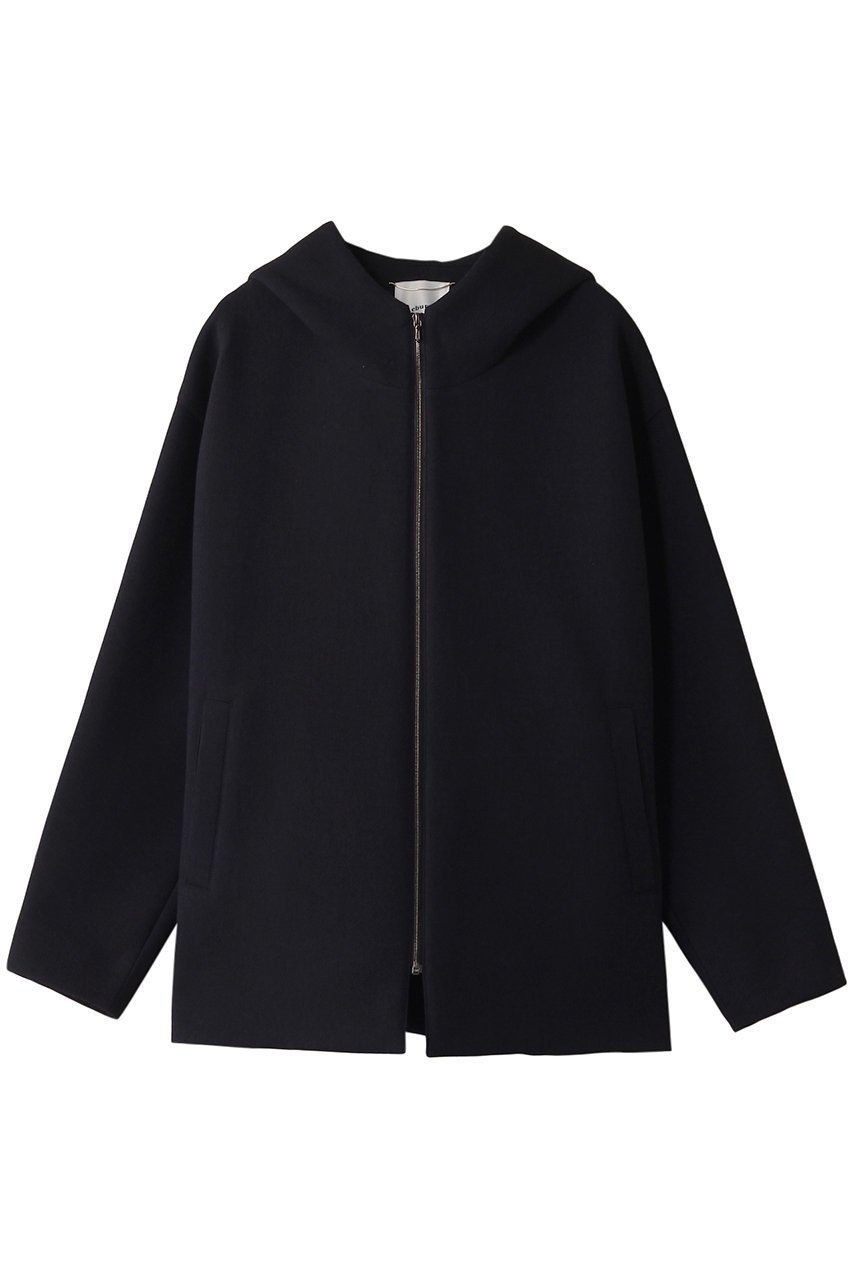 【エブール/ebure】のライトビスボンディング フーディー 人気、トレンドファッション・服の通販 founy(ファニー) 　ファッション　Fashion　レディースファッション　Fashion for Women　アウター　Coat / Outerwear Collection　コート・ロングコート・ピーコート　Long Coats, Peacoats & More　イタリア　Italy　ショート　Short, Short Length　フォルム　Silhouette, Form　エレガント 上品　Elegant　 other-1|ID: prp329100004361314 ipo3291000000032932334