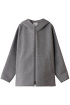 【エブール/ebure】のライトビスボンディング フーディー 人気、トレンドファッション・服の通販 founy(ファニー) ファッション Fashion レディースファッション Fashion for Women アウター Coat / Outerwear Collection コート・ロングコート・ピーコート Long Coats, Peacoats & More イタリア Italy ショート Short, Short Length フォルム Silhouette, Form エレガント 上品 Elegant thumbnail トップグレー|ID: prp329100004361314 ipo3291000000032932348