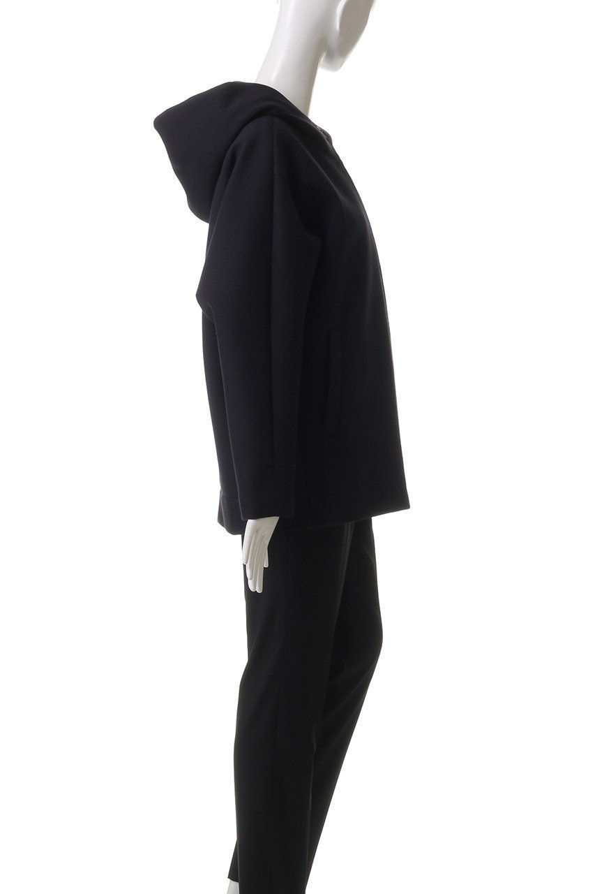 【エブール/ebure】のライトビスボンディング フーディー 人気、トレンドファッション・服の通販 founy(ファニー) 　ファッション　Fashion　レディースファッション　Fashion for Women　アウター　Coat / Outerwear Collection　コート・ロングコート・ピーコート　Long Coats, Peacoats & More　イタリア　Italy　ショート　Short, Short Length　フォルム　Silhouette, Form　エレガント 上品　Elegant　other-3|ID: prp329100004361314 ipo3291000000032932366