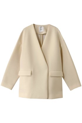 【エブール/ebure】 ライトビスボンディング ノーカラービッグジャケット人気、トレンドファッション・服の通販 founy(ファニー) ファッション Fashion レディースファッション Fashion for Women アウター Coat / Outerwear Collection レディースジャケット・軽アウター Jackets イタリア Italy ショルダー Shoulder, Shoulder Strap ジャケット Jacket, Outerwear ドロップ Drop Shoulder, Dropped Style ビッグ Big, Oversized リラックス Relax, Relaxed Fit |ID:prp329100004361315