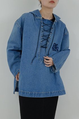 【ガリャルダガランテ/GALLARDAGALANTE】 【PEAS】デニムデッキパーカー人気、トレンドファッション・服の通販 founy(ファニー) ファッション Fashion レディースファッション WOMEN トップス・カットソー Tops/Tshirt シャツ/ブラウス Shirts/Blouses パーカ Sweats ロング / Tシャツ T-Shirts スウェット Sweat カットソー Cut and Sewn 2025年 2025 2025春夏・S/S Ss,Spring/Summer,2025 クラシック Classic サイドジップ Side Zip デニム Denim パーカー Hoodie ブルゾン Blouson レース Race 夏 Summer 春 Spring S/S・春夏 Ss・Spring/Summer |ID:prp329100004361317