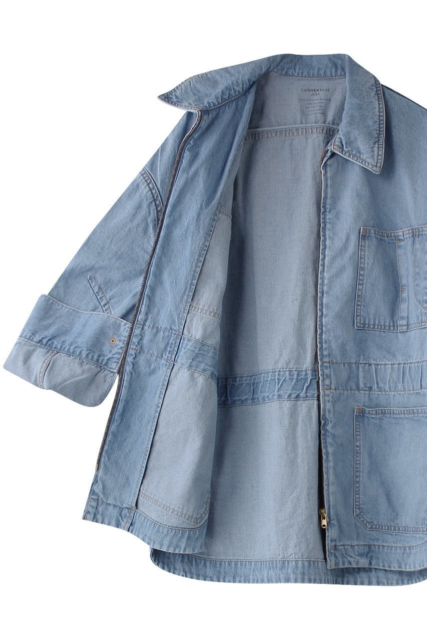 【カレンテージ/CURRENTAGE】のデニムブルゾン 人気、トレンドファッション・服の通販 founy(ファニー) 　ファッション　Fashion　レディースファッション　Fashion for Women　アウター　Coat / Outerwear Collection　レディースジャケット・軽アウター　Jackets　ブルゾンジャケット・スポーティアウター　Blouson Jackets　インナー　Innerwear　ジャケット　Jacket, Outerwear　デニム　Denim, Jeans Material　ブルゾン　Blouson, Bomber Jacket　ポケット　Pocket, Pocket Detail　ロング　Long, Long-Length　other-6|ID: prp329100004361324 ipo3291000000032967263