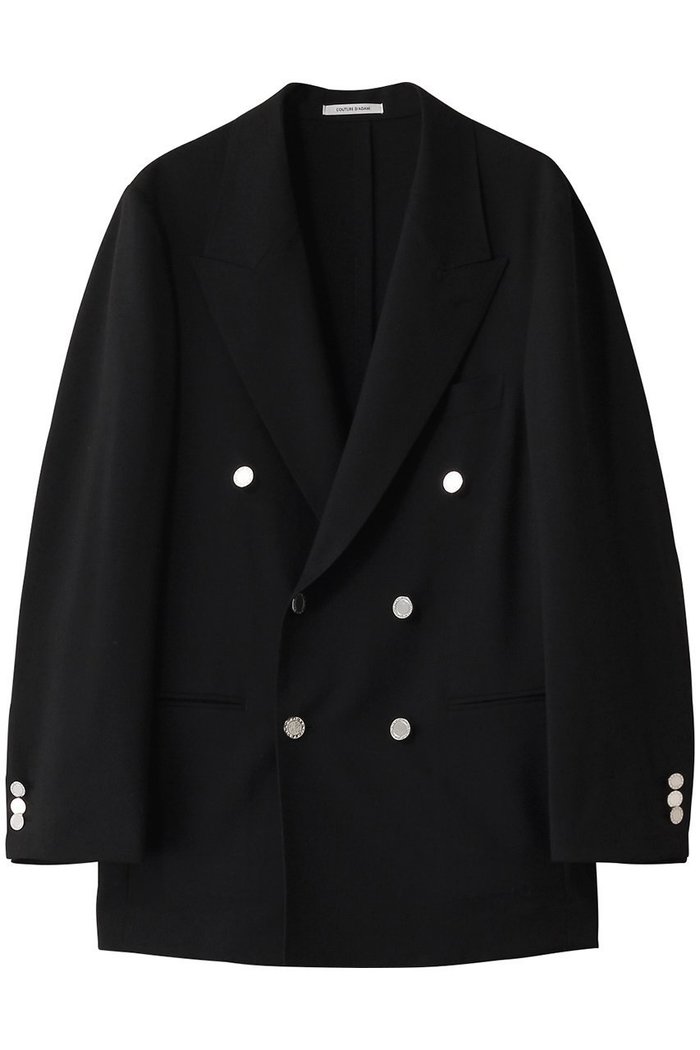 【クチュールドアダム/COUTURE D'ADAM】のダブルブレストジャケット インテリア・キッズ・メンズ・レディースファッション・服の通販 founy(ファニー) https://founy.com/ ファッション Fashion レディースファッション WOMEN アウター Coat Outerwear ジャケット Jackets コレクション Collection シンプル Simple ジャケット Jacket ドレス Dress |ID: prp329100004362451 ipo3291000000030498151